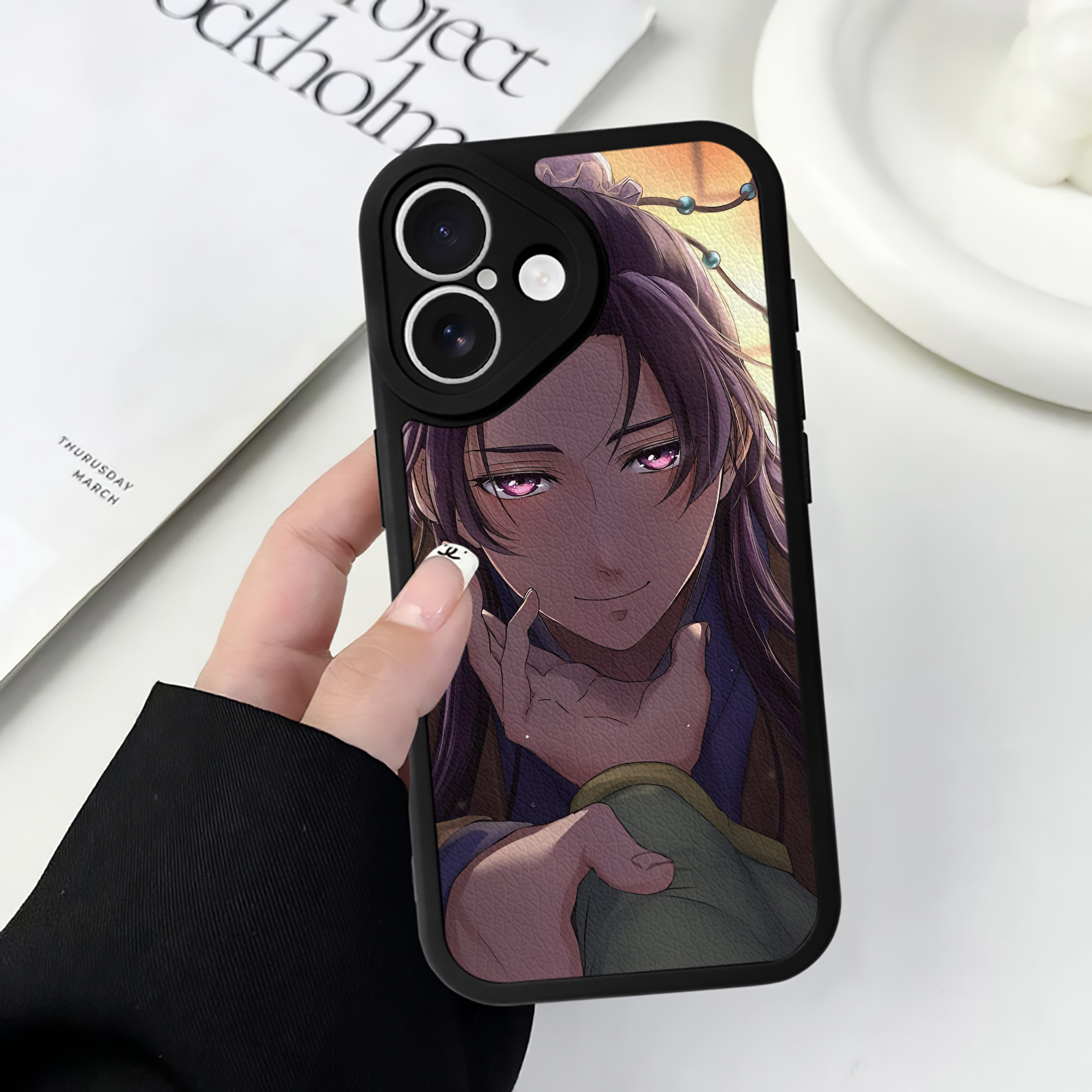 薬屋のひとりごと The Apothecary Diaries 【iPhone 16シリーズ対応】シリコンスマホケース（レザー調） 材質：シリコン